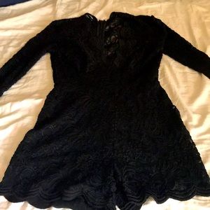 Long sleeve romper